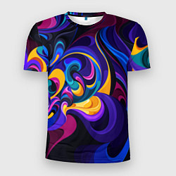 Футболка спортивная мужская ABSTRACT COLOR, цвет: 3D-принт