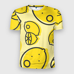 Мужская спорт-футболка Лимончики