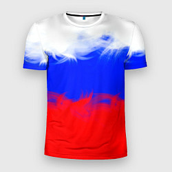Мужская спорт-футболка Россия