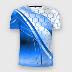 Мужская спорт-футболка ABSTRACT BLUE