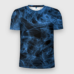 Мужская спорт-футболка Синий дым