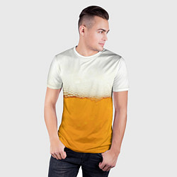 Футболка спортивная мужская Я ПИВО!, цвет: 3D-принт — фото 2