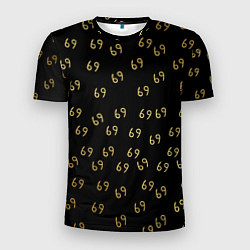Мужская спорт-футболка 6ix9ine Gold