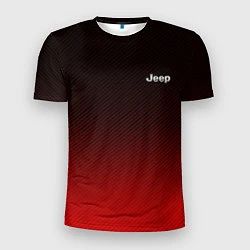 Футболка спортивная мужская Jeep спина Z, цвет: 3D-принт