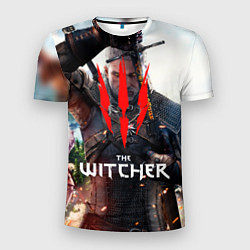 Футболка спортивная мужская The Witcher, цвет: 3D-принт