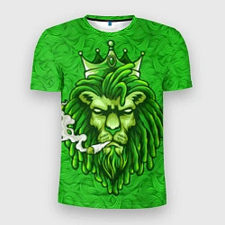 Мужская спорт-футболка Лев с короной