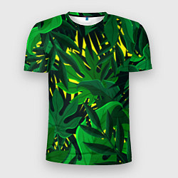 Футболка спортивная мужская В джунглях, цвет: 3D-принт