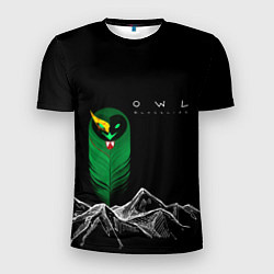 Футболка спортивная мужская Owl blacklist, цвет: 3D-принт