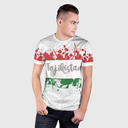Футболка спортивная мужская Таджикистан, цвет: 3D-принт — фото 2