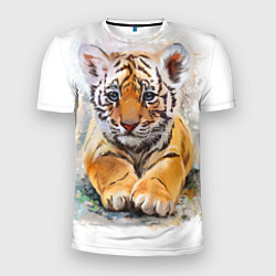 Футболка спортивная мужская Tiger Art, цвет: 3D-принт