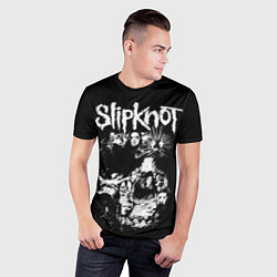 Футболка спортивная мужская Slipknot, цвет: 3D-принт — фото 2