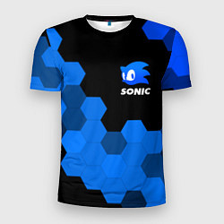 Футболка спортивная мужская СОНИК SONIC, цвет: 3D-принт