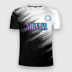 Футболка спортивная мужская Nirvana, цвет: 3D-принт