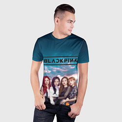 Футболка спортивная мужская BlackPink, цвет: 3D-принт — фото 2