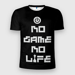 Футболка спортивная мужская NO GAME NO LIFE, цвет: 3D-принт