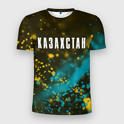 Футболка спортивная мужская КАЗАХСТАН KAZAKHSTAN, цвет: 3D-принт