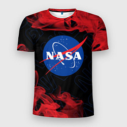Футболка спортивная мужская NASA НАСА, цвет: 3D-принт
