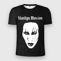 Футболка спортивная мужская Marilyn Manson, цвет: 3D-принт