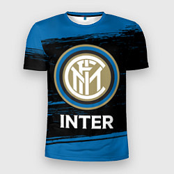 Футболка спортивная мужская INTER Интер, цвет: 3D-принт