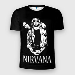 Футболка спортивная мужская NIRVANA, цвет: 3D-принт