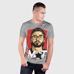 Футболка спортивная мужская Портрет Мота, цвет: 3D-принт — фото 2