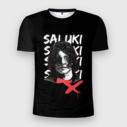 Футболка спортивная мужская SALUKI, цвет: 3D-принт