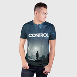 Футболка спортивная мужская Control Контрол, цвет: 3D-принт — фото 2