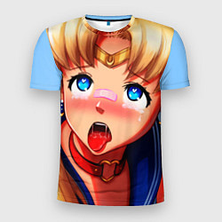 Футболка спортивная мужская SAILOR MOON AHEGAO, цвет: 3D-принт