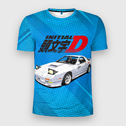 Футболка спортивная мужская INITIAL D, цвет: 3D-принт