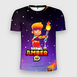 Мужская спорт-футболка BRAWL STARS AMBER