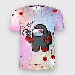 Футболка спортивная мужская IT WASN T ME Z, цвет: 3D-принт