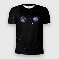 Мужская спорт-футболка NaSa Space Космос Наса
