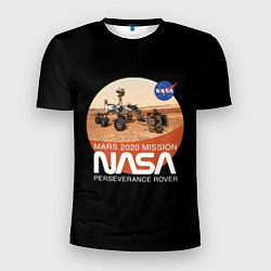 Футболка спортивная мужская NASA - Perseverance, цвет: 3D-принт