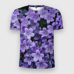 Мужская спорт-футболка Фиолетовый цвет весны