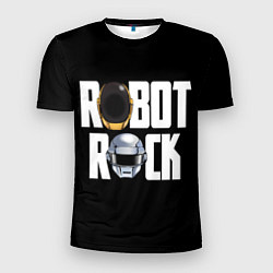 Футболка спортивная мужская Robot Rock, цвет: 3D-принт