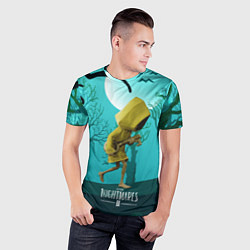 Футболка спортивная мужская Little Nightmares 2, цвет: 3D-принт — фото 2