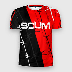 Футболка спортивная мужская SCUM, цвет: 3D-принт