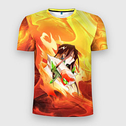 Футболка спортивная мужская Шаман Кинг Хао Зик, цвет: 3D-принт