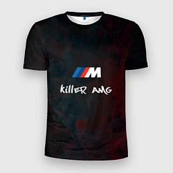 Футболка спортивная мужская BMW M AMG Killer, цвет: 3D-принт