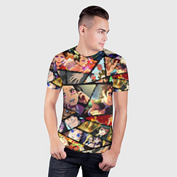 Футболка спортивная мужская КЛИНОК РАССЕКАЮЩИЙ ДЕМОНОВ, цвет: 3D-принт — фото 2