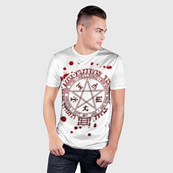 Футболка спортивная мужская Хеллсинг, Печать Алукарда, цвет: 3D-принт — фото 2