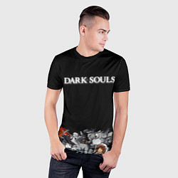 Футболка спортивная мужская 8bit Dark Souls, цвет: 3D-принт — фото 2