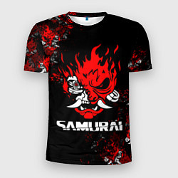 Мужская спорт-футболка SAMURAI CYBERPUNK 2077