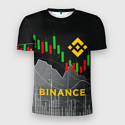 Мужская спорт-футболка BINANCE БИНАНС ГРАФИК