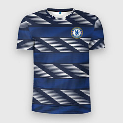 Футболка спортивная мужская FC Chelsea Breathe Training Top 202122, цвет: 3D-принт