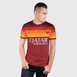 Футболка спортивная мужская Мхитарян футболка Рома, цвет: 3D-принт — фото 2