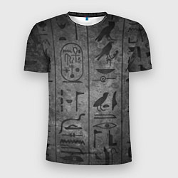 Мужская спорт-футболка Египетские Иероглифы 3D