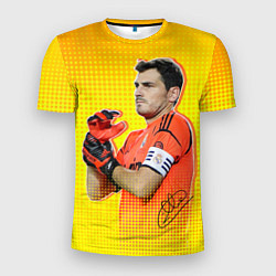Футболка спортивная мужская Iker Casillas, цвет: 3D-принт