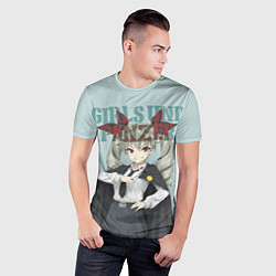 Футболка спортивная мужская Girls und Panzer, цвет: 3D-принт — фото 2