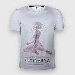 Футболка спортивная мужская Ghost in the Eva, цвет: 3D-принт